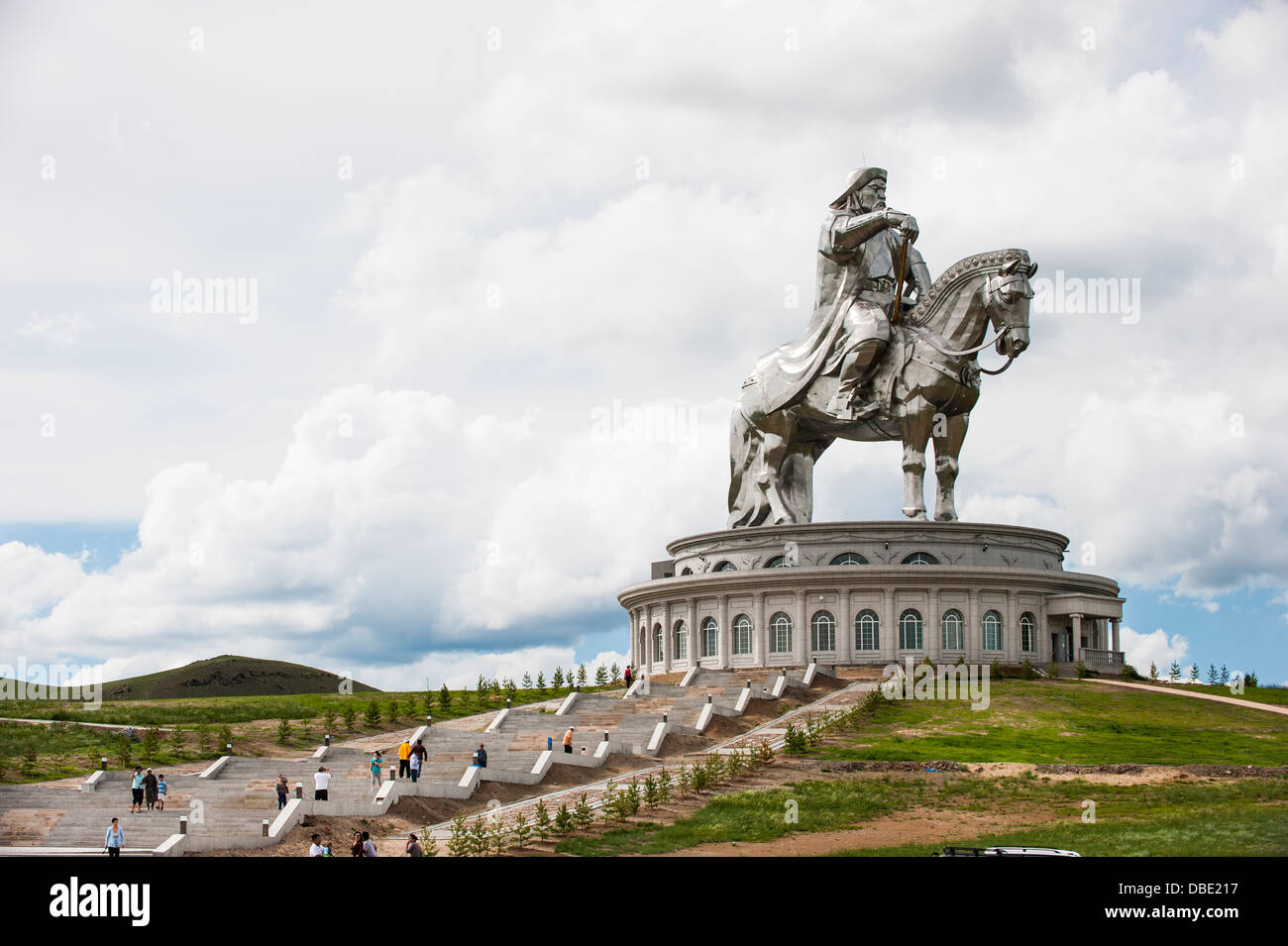 Chinggis Khan (Gengis Khan) statut, Mongolie Banque D'Images