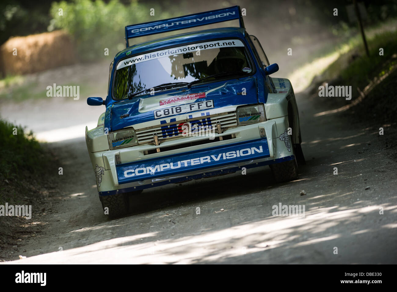 Chichester, UK - Juillet 2013 : Metro 6R4 en action sur le rallye à l'honneur à la Goodwood Festival of Speed le 13 juillet 2013. Banque D'Images