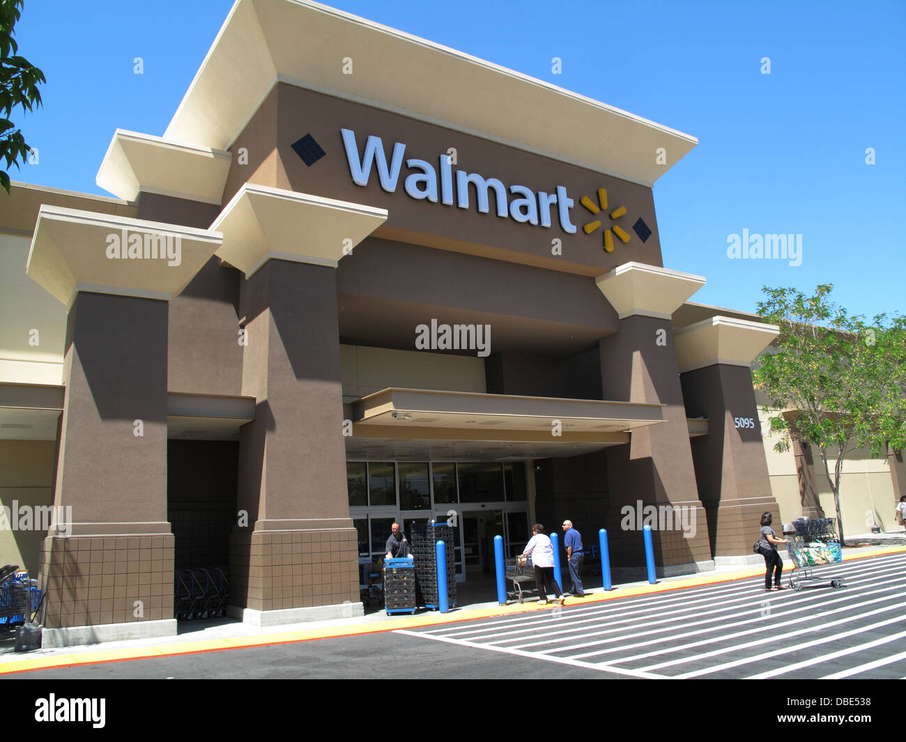 Magasin Walmart à San Jose, Californie Banque D'Images