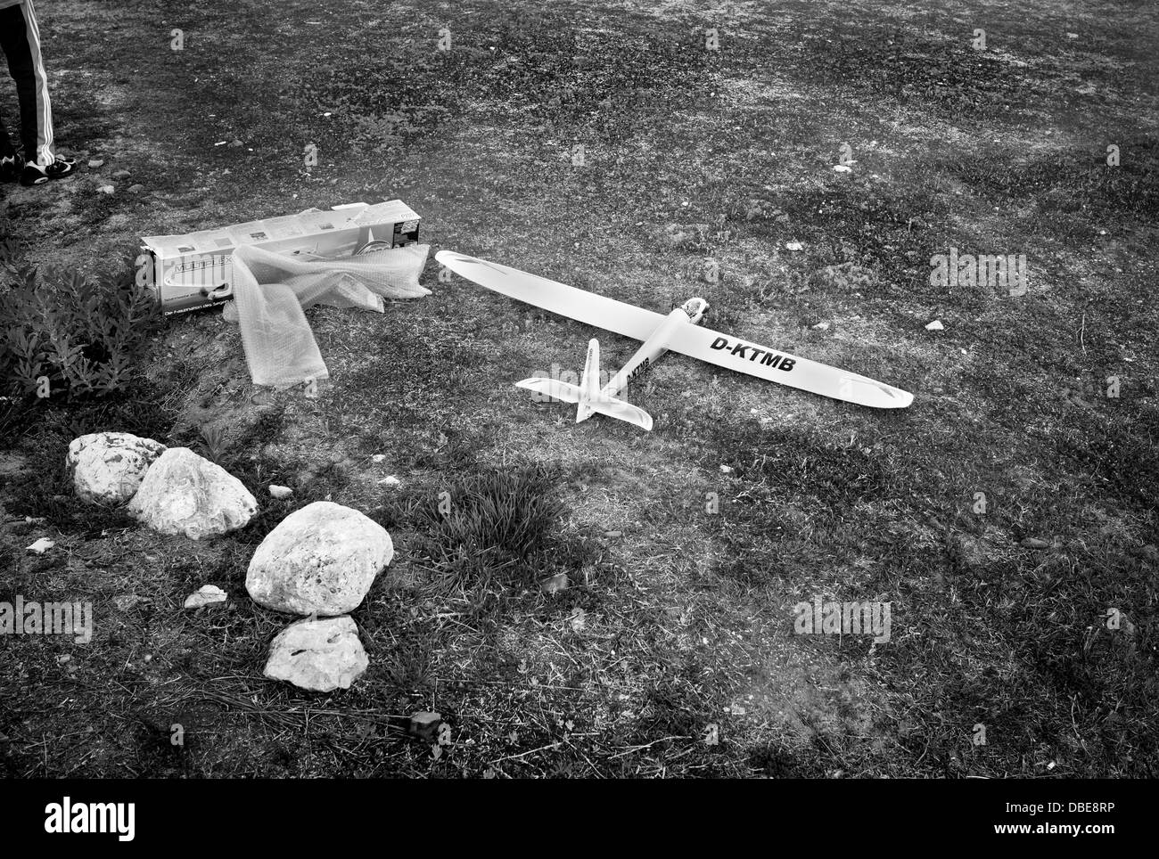 -Avions de commande radio- Côte d'Or (Espagne). Banque D'Images