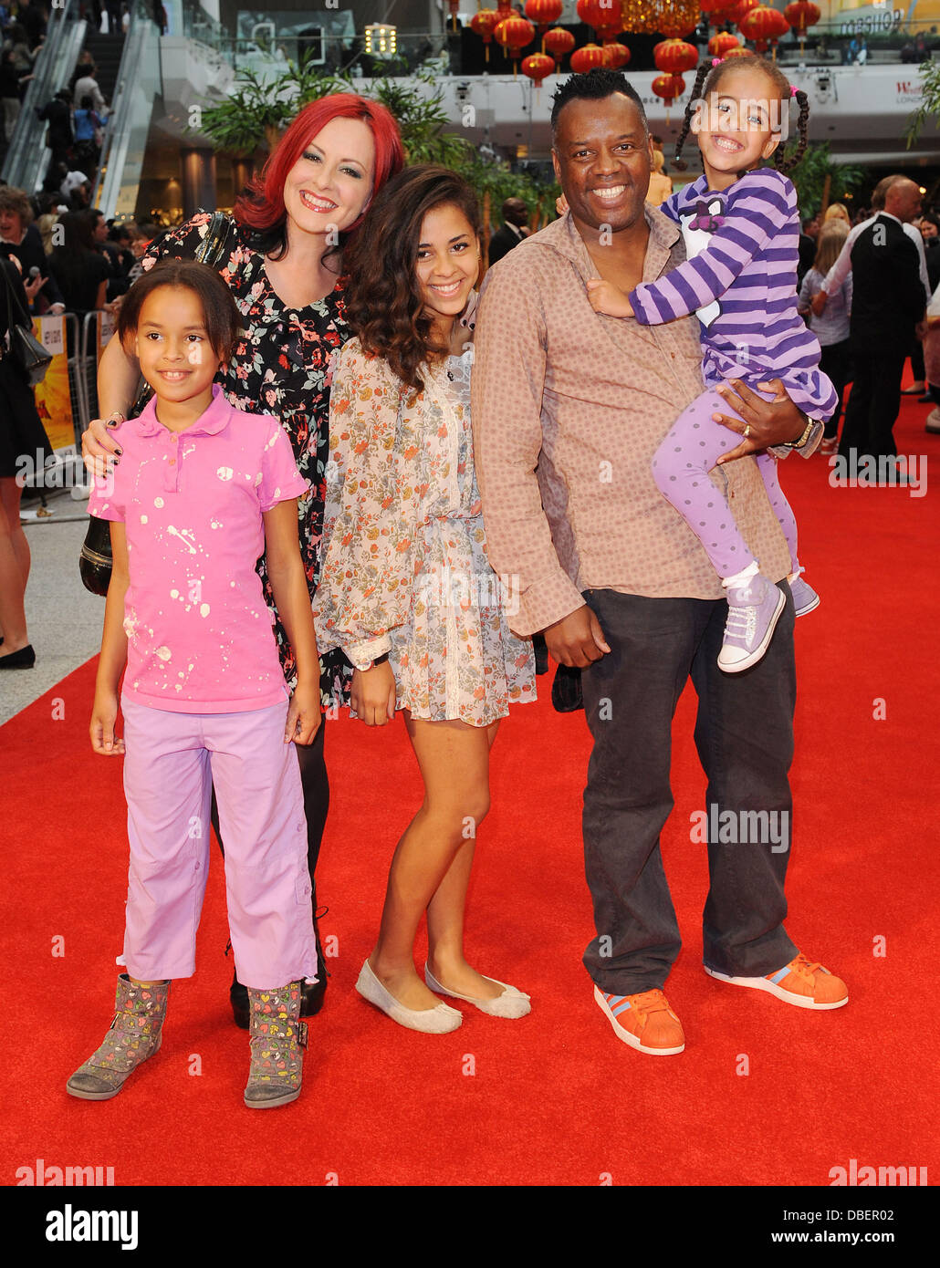 Carrie Grant et David Grant Kung Fu Panda 2 - Arrivées Westfield première mondiale à Londres, Angleterre- 05.06.11 Banque D'Images