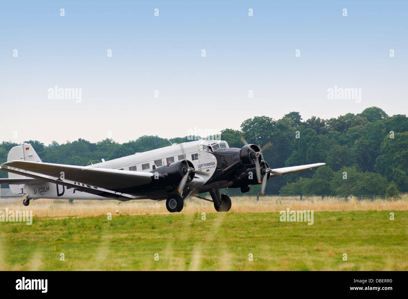 Junkers JU 52 allemand historique, à partir d'avions à hélice Banque D'Images