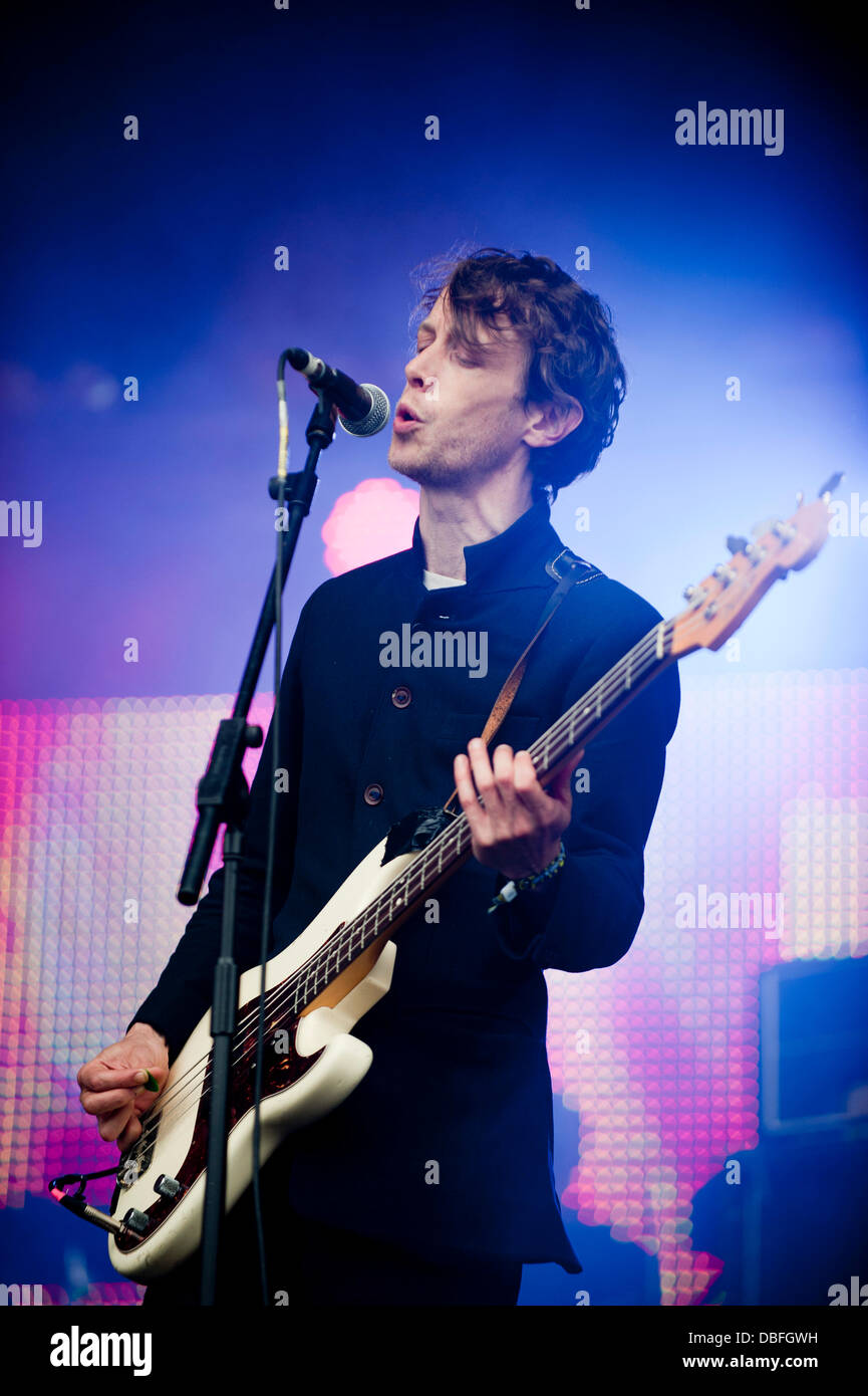 British Sea Power Get Loaded in the Park Festival à Clapham Common, London, Angleterre - 12.06.11 Banque D'Images