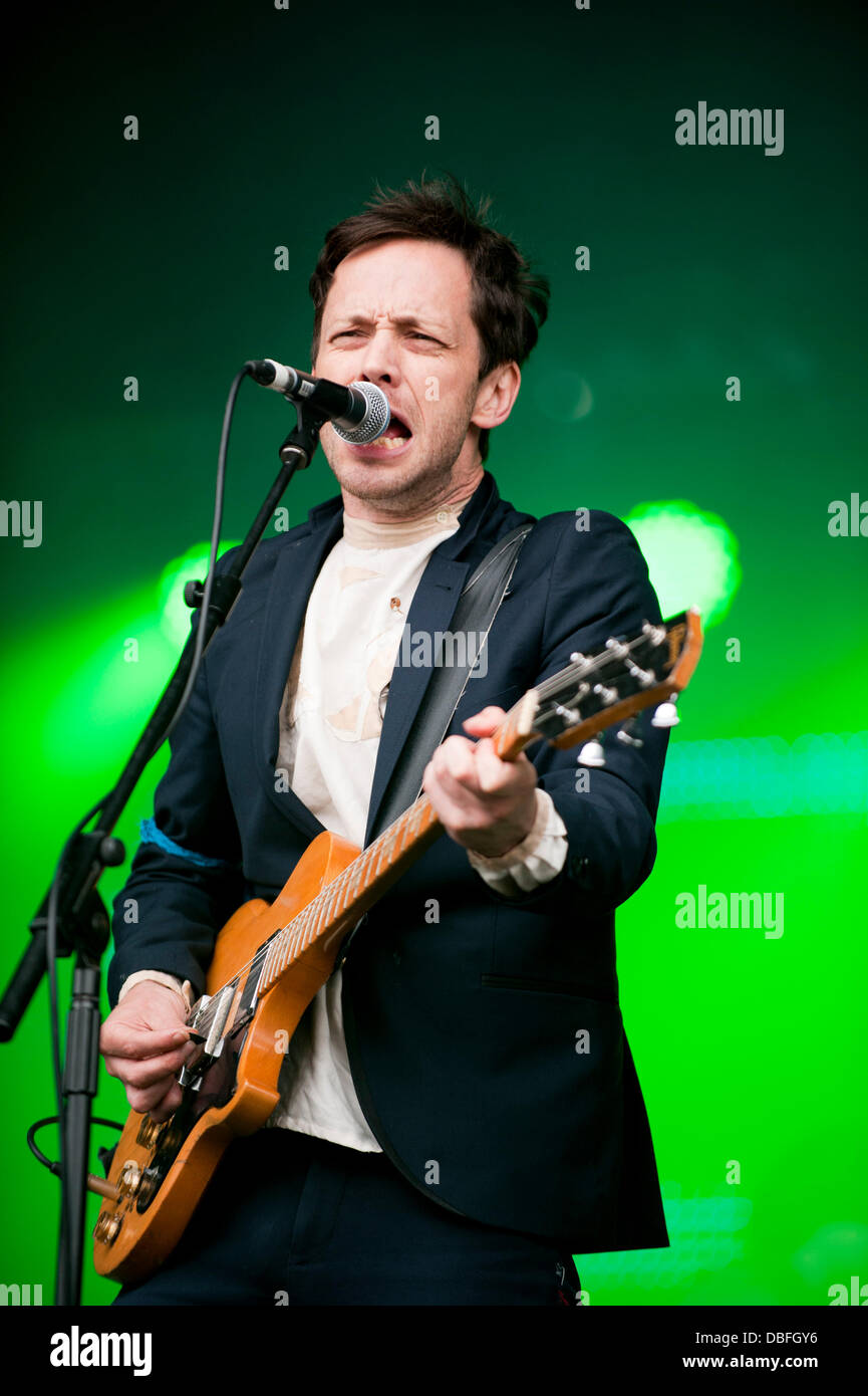 British Sea Power Get Loaded in the Park Festival à Clapham Common, London, Angleterre - 12.06.11 Banque D'Images