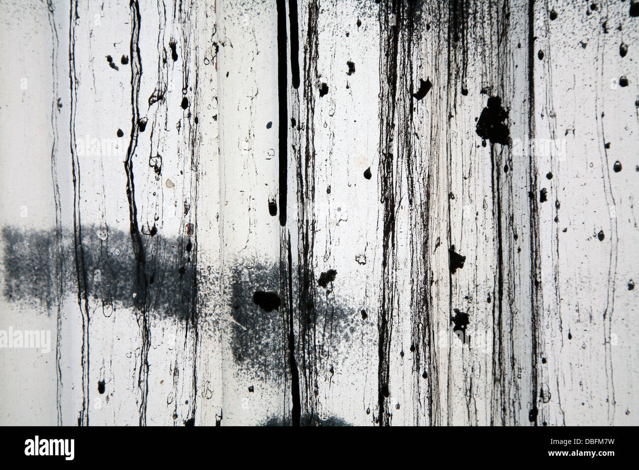 Peinture noir et blanc Banque D'Images