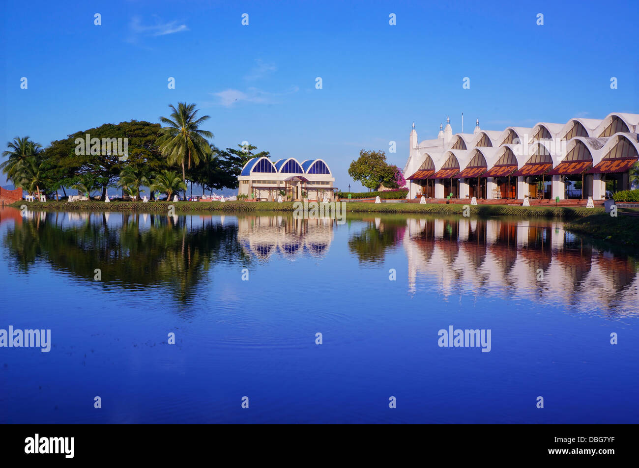 Magnifique lac à Langkawi, Malaisie Banque D'Images