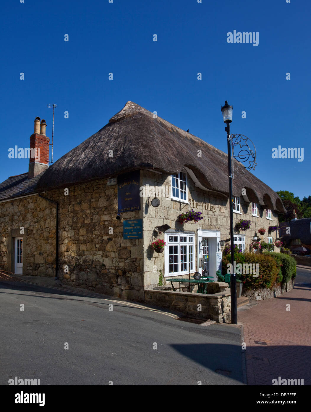 Le Village Inn, vieux village de Shanklin, Isle of Wight, Hampshire, Angleterre Banque D'Images
