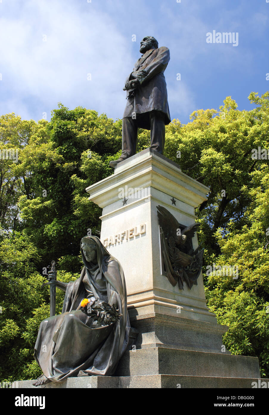 James Abram Garfield Monument, Golden Gate Park, San Francisco, California, USA Banque D'Images