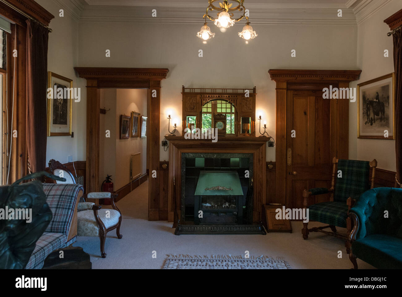 Balmoral castle interior Banque de photographies et d’images à haute