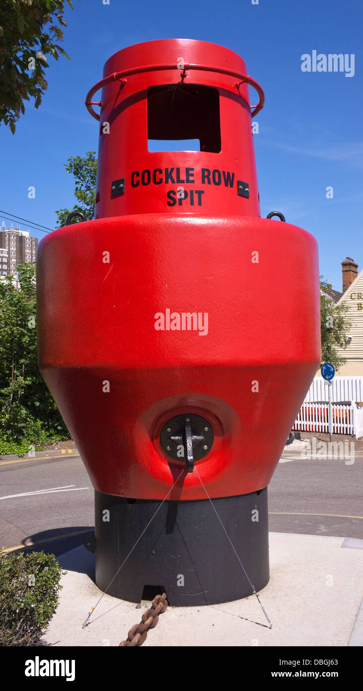 Cockle rangée Spit, Leigh sur mer, Banque D'Images