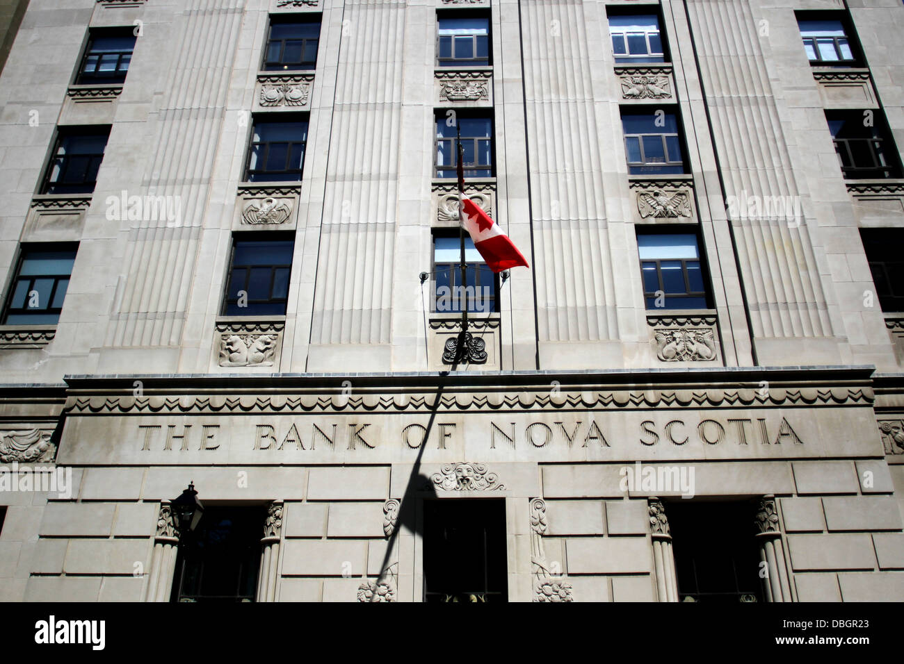 La Banque de Nouvelle-Écosse, situé dans le centre-ville, rue Hollis, Halifax, N.-É. Banque D'Images La Banque de Nouvelle-Écosse, situé dans le centre-ville, rue Hollis, Halifax, N.-É. Banque D'Images