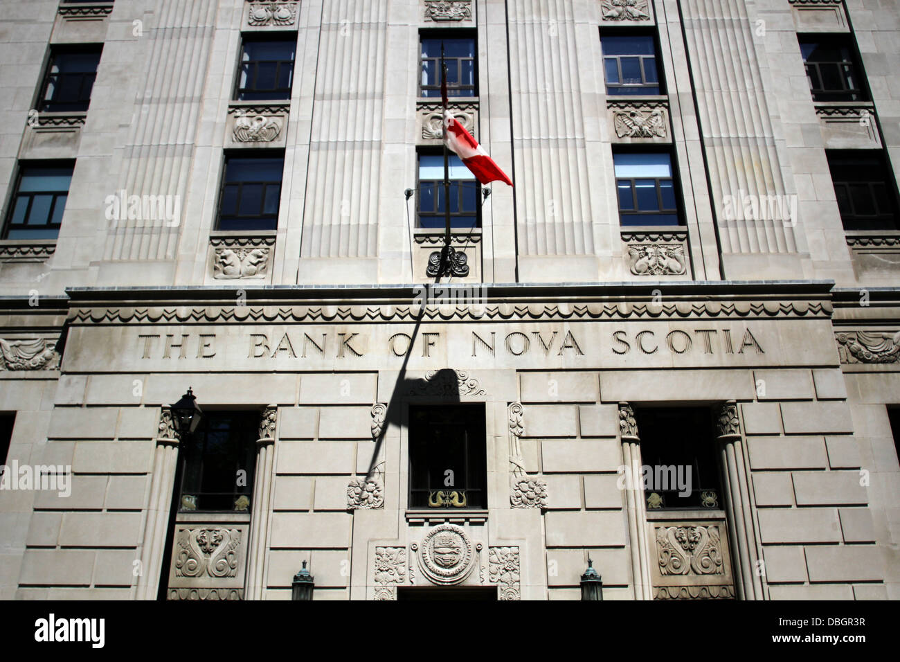 La Banque de Nouvelle-Écosse, situé dans le centre-ville, rue Hollis, Halifax, N.-É. Banque D'Images La Banque de Nouvelle-Écosse, situé dans le centre-ville, rue Hollis, Halifax, N.-É. Banque D'Images