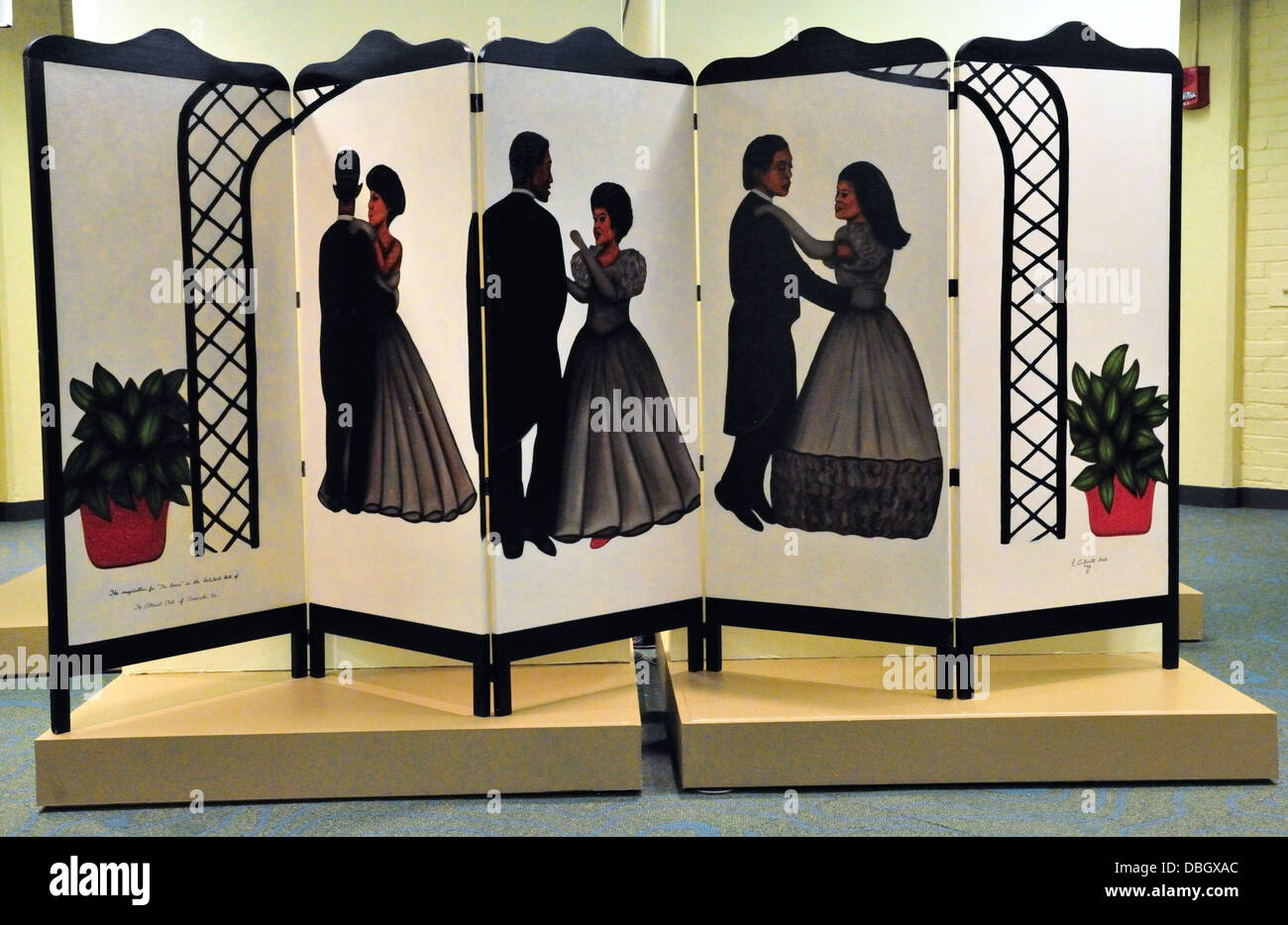 'La Danse' au Harrison Museum of African American Culture, Roanoke, Virginie Banque D'Images