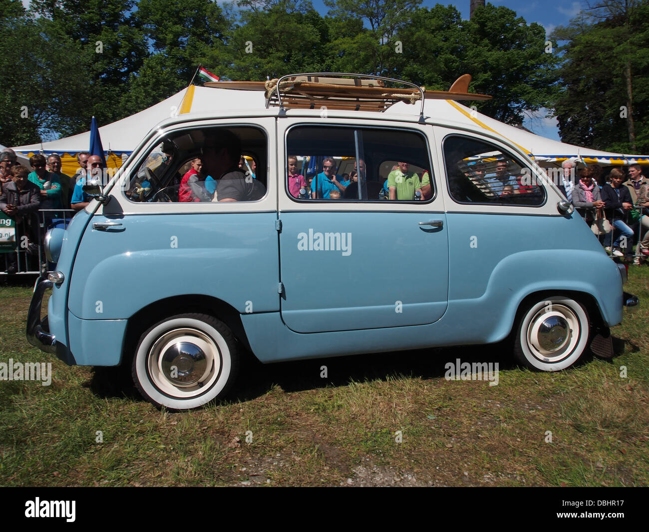 1957 FIAT Multipla Taxi 8 Banque D'Images