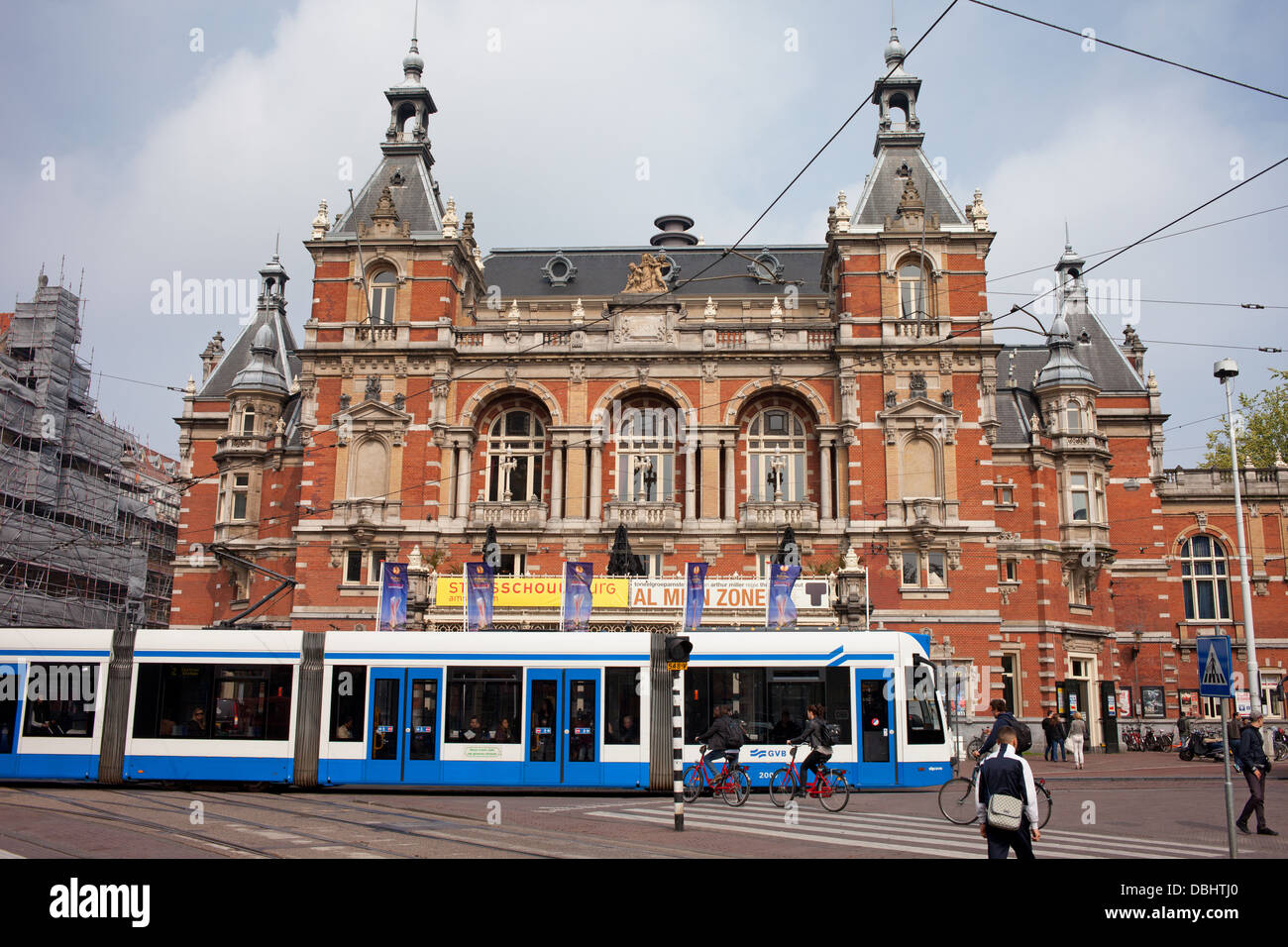 Stadsschouwburg théâtre depuis 1894 à Amsterdam, Hollande, Pays-Bas, de style néo-Renaissance Banque D'Images