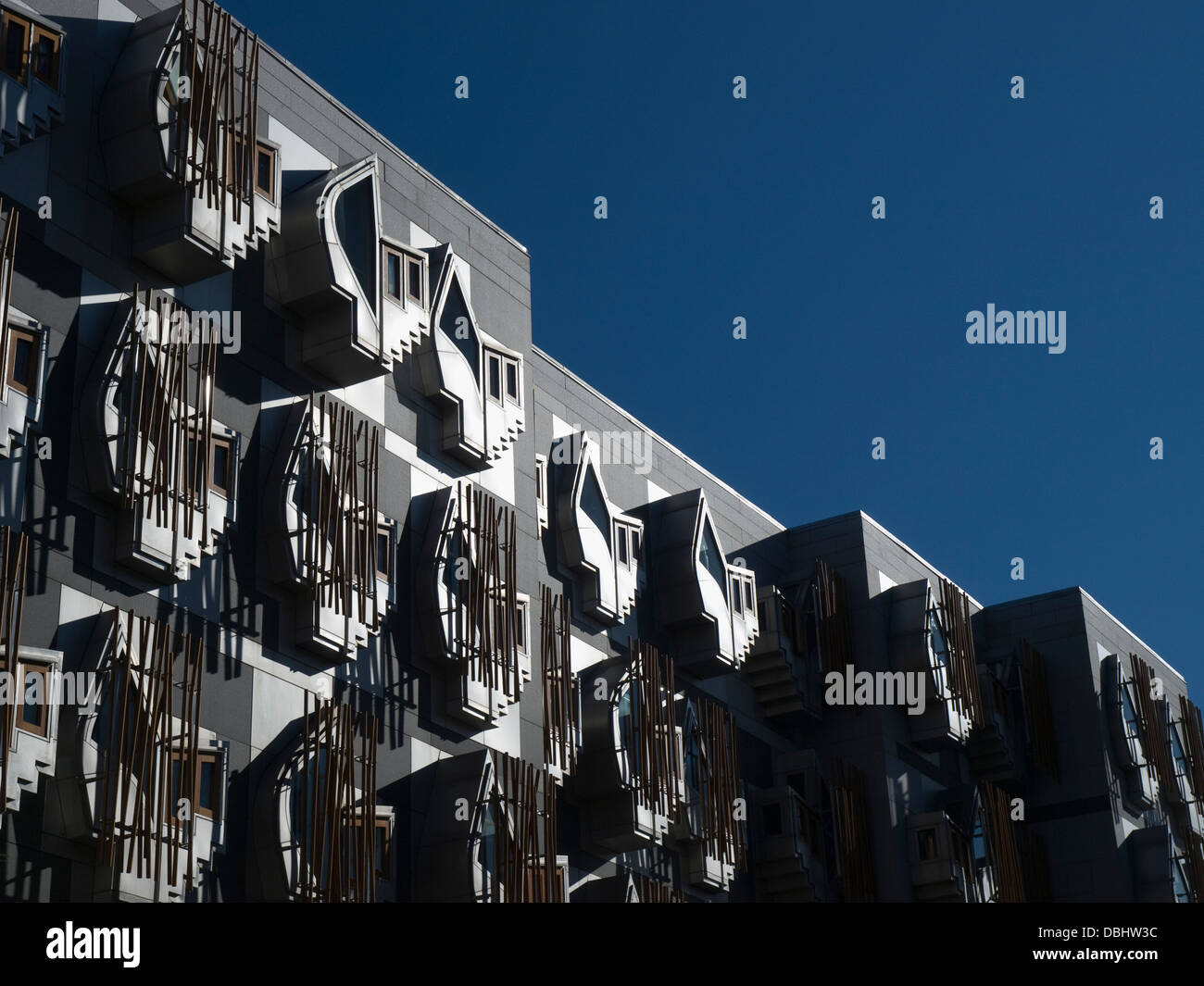 Bâtiment du Parlement écossais Holyrood Banque D'Images