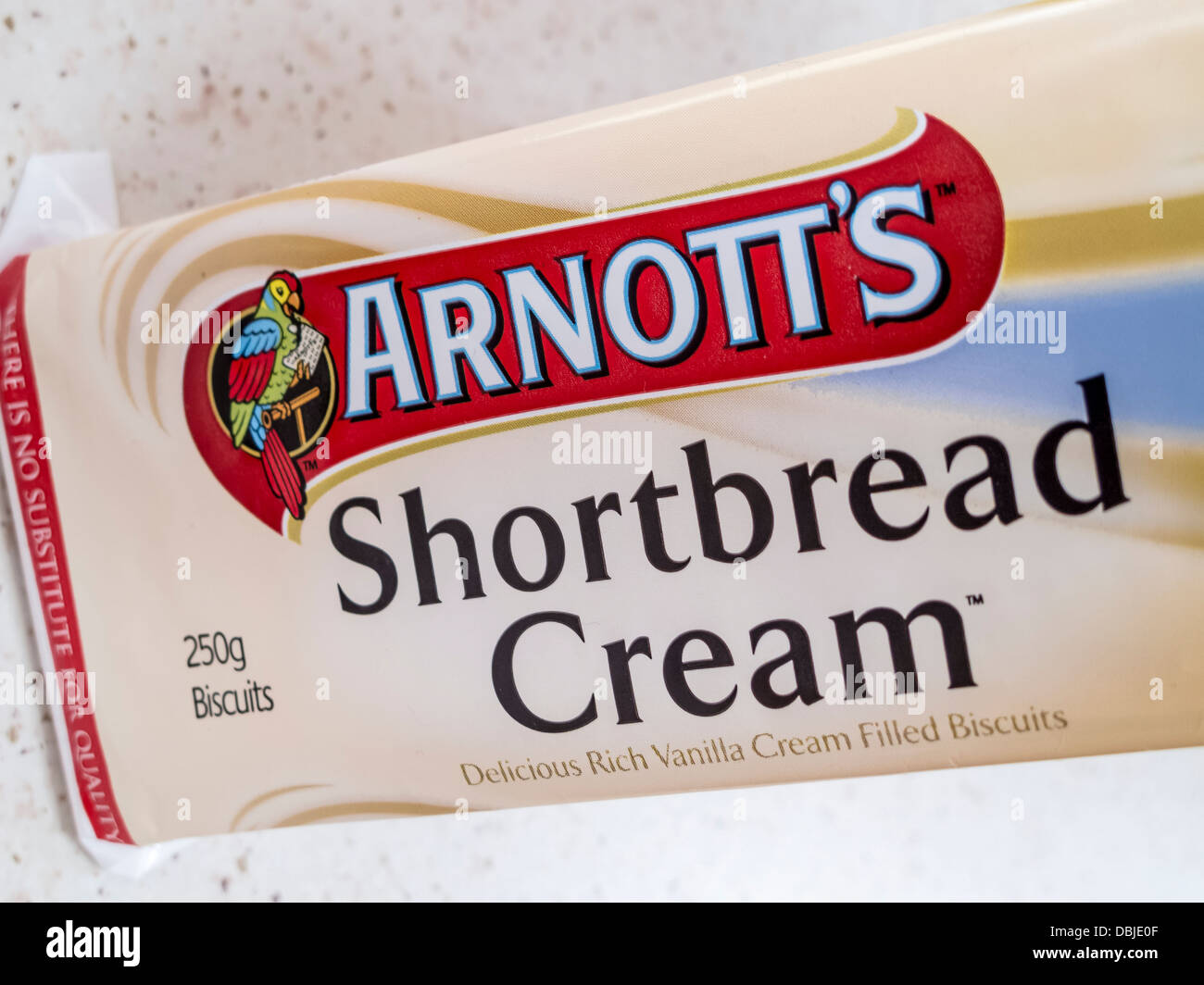 Arnotts Shortbread cookies biscuits Crème produit libre Banque D'Images