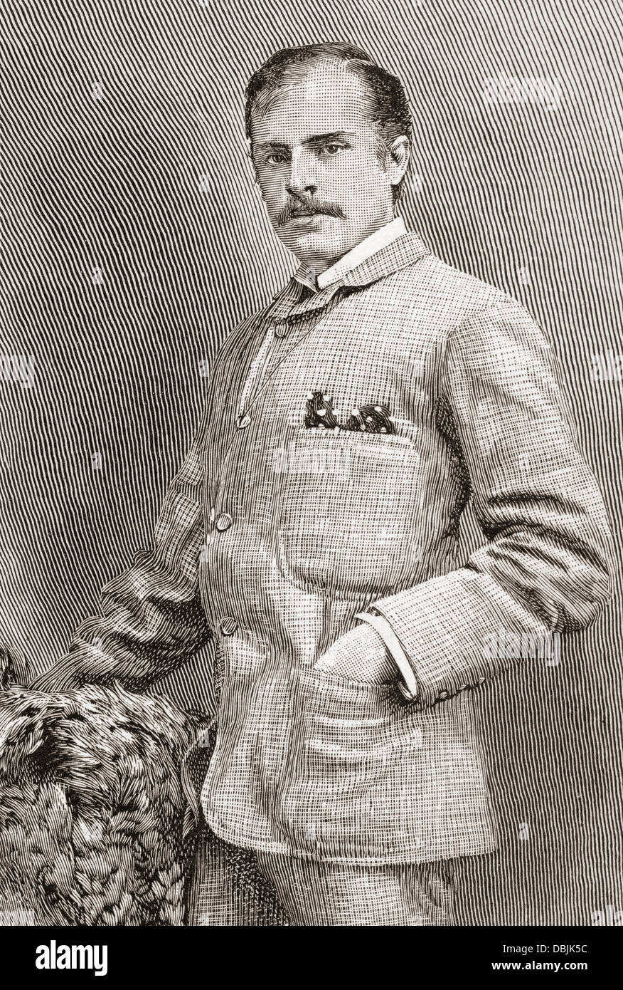 R.C. Carton, né Richard Claud Critchett, 1853 - 1928. Acteur et dramaturge britannique. Banque D'Images