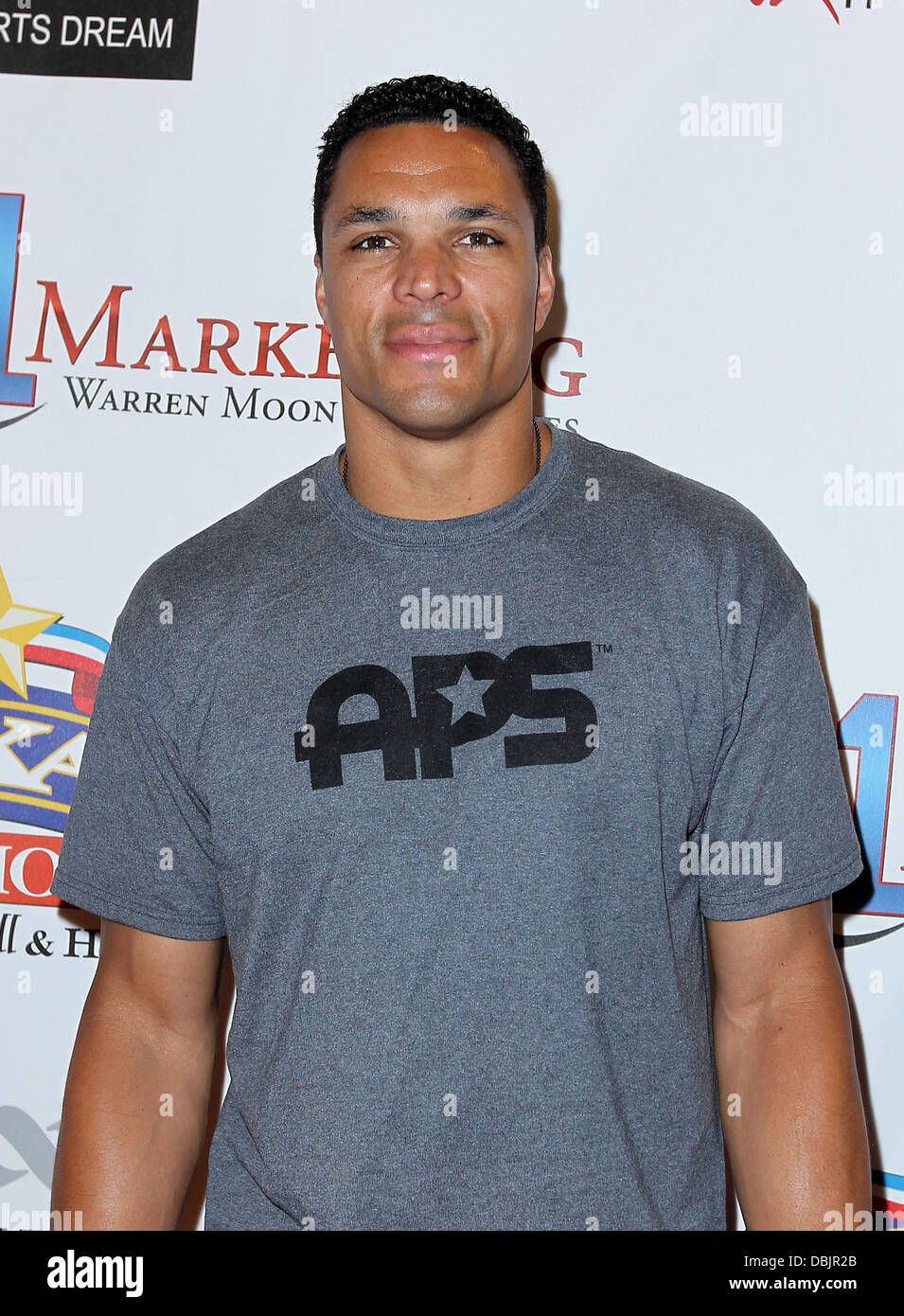 Tony Gonzalez Warren Moon accueille la 11e Annual Sports Dream Bowl la prestation au Texas Station Hotel Casino Las Vegas, Nevada - 25.06.11 Banque D'Images