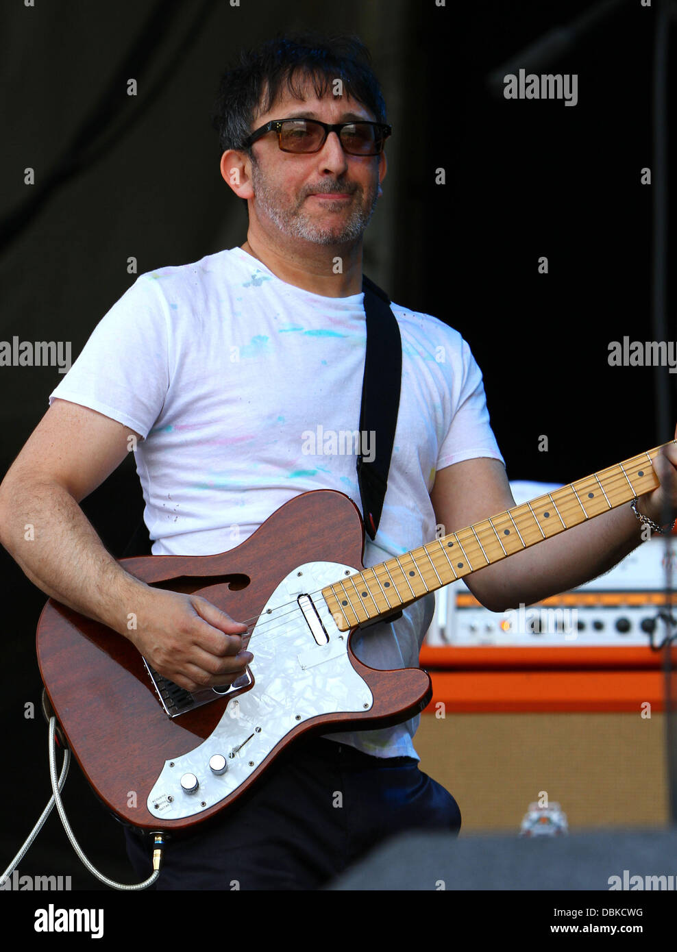 Ian Broudie Chester Rocks 2011 à l'hippodrome de Chester - Performances - Jour 2 Chester, England - 03.07.11 Banque D'Images