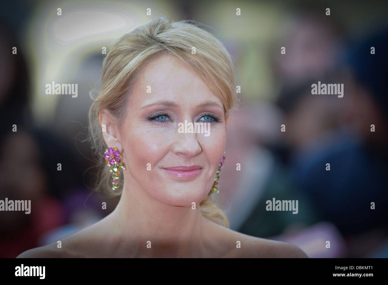 Rowling Harry Potter et les Reliques de la mort : Partie 2 - world film premiere tenue sur Trafalgar Square - Arrivées. Londres, Angleterre - 07.07.11 Banque D'Images