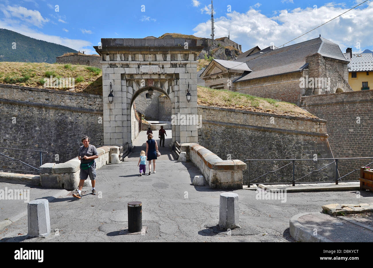 Briançon Hautes-Alpes Provence-Alpes-Côte d'Azur bastide, fortement construit par Vauban en France Banque D'Images