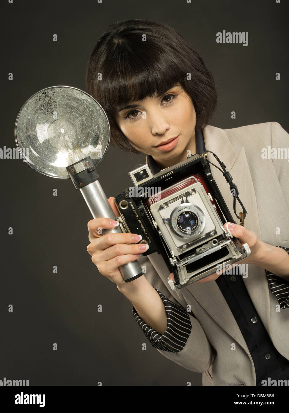 Belle jeune femme dans la vingtaine Banque D'Images