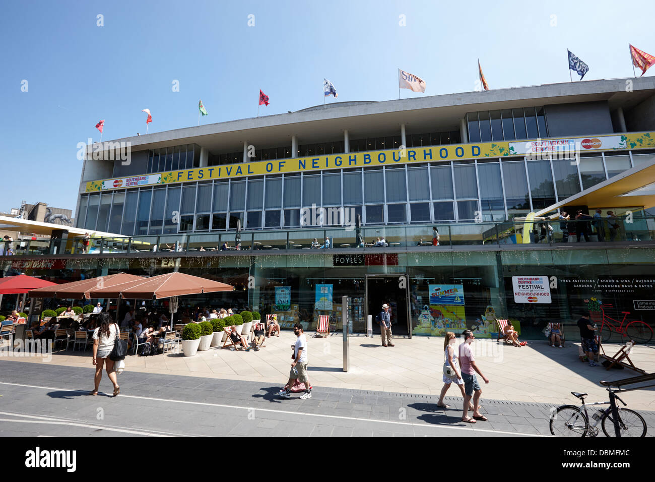 Le Royal Festival Hall de Londres Angleterre Royaume-uni lieu Banque D'Images
