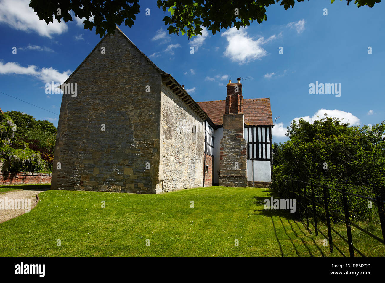 La chapelle de Odda, Deerhurst, Gloucestershire, Angleterre, Royaume-Uni, une chapelle construite par Saxon Odda en mémoire de son frère en 1056 Aelfric Banque D'Images