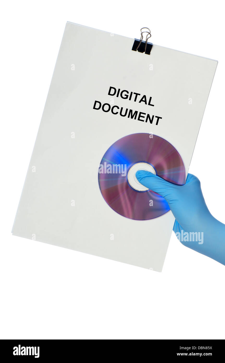 Document numérique Banque D'Images