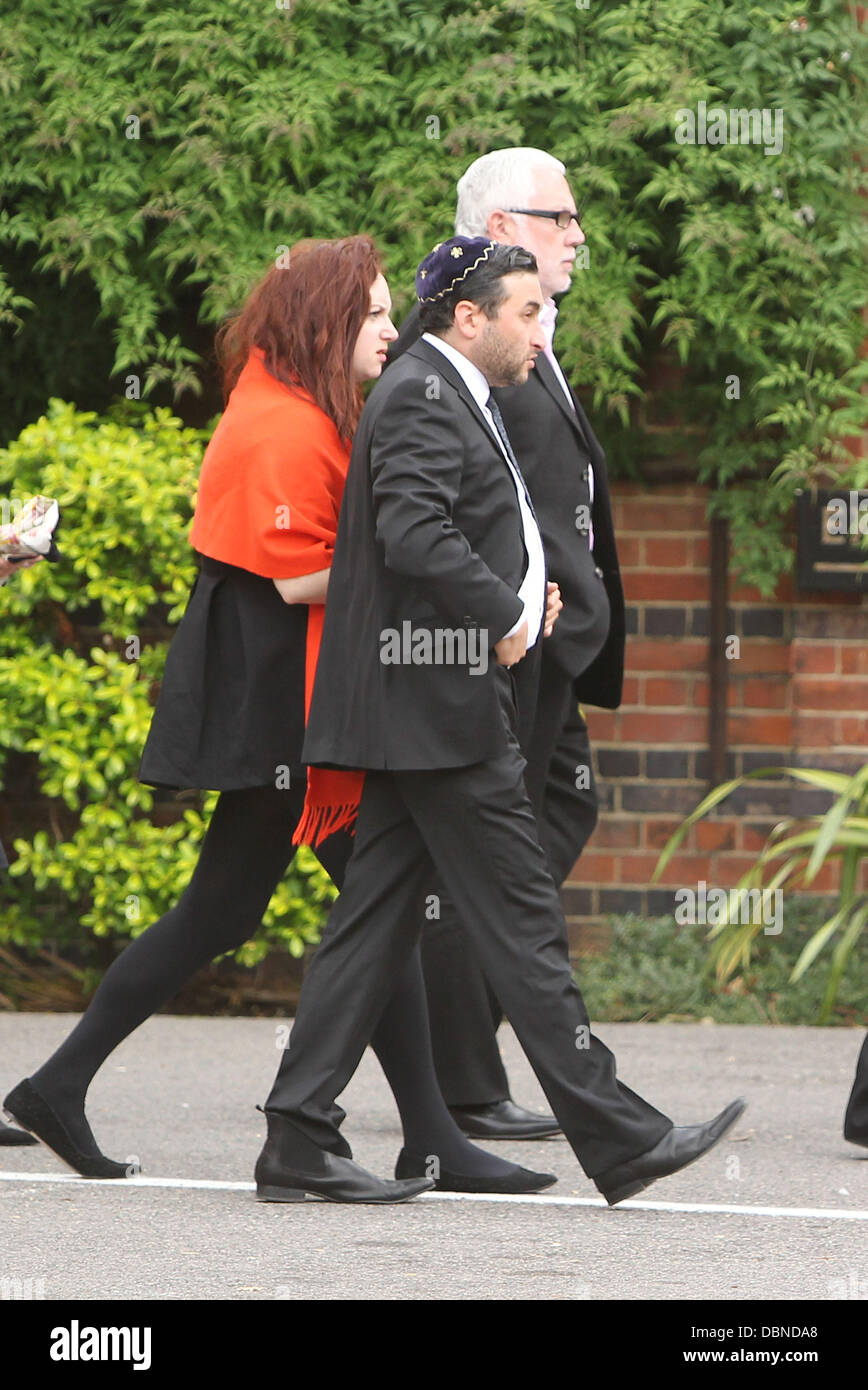 Alex winehouse cremation amy winehouse Banque de photographies et d