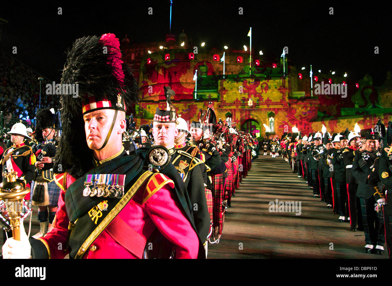 La 61e Royal Edinburgh Military Tattoo 2011 à l'Esplanade du Château d