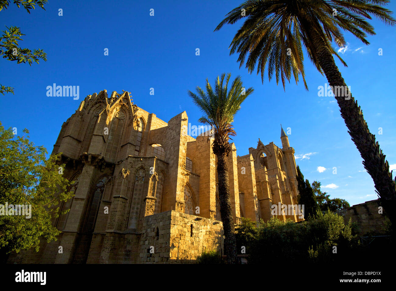 Lala Mustafa Pacha Mosquée (St. Cathédrale Saint-nicolas), Famagusta, Chypre du Nord, Chypre, Europe Banque D'Images
