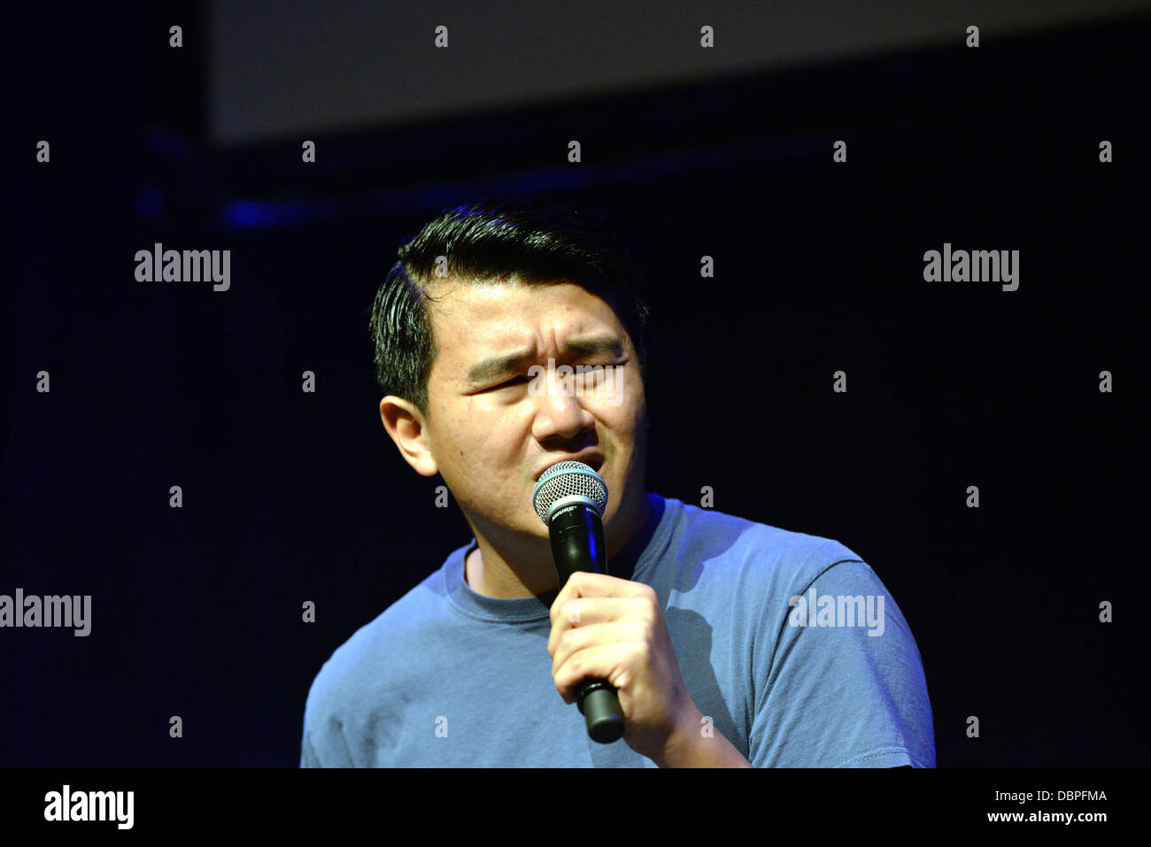 Ronny Chieng à Underbelly Lancement presse, Edinburgh Fringe Festival 2013 Winner Best Newcomer Melbourne International Comedy Banque D'Images