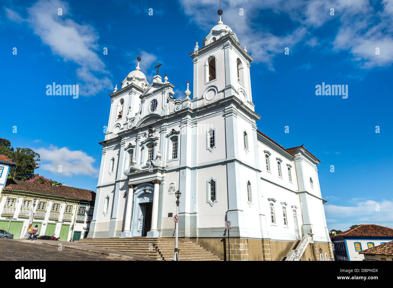 Cathédrale de Santo Antonio, Diamantina, UNESCO World Heritage Site, Minas Gerais, Brésil, Amérique du Sud Banque D'Images