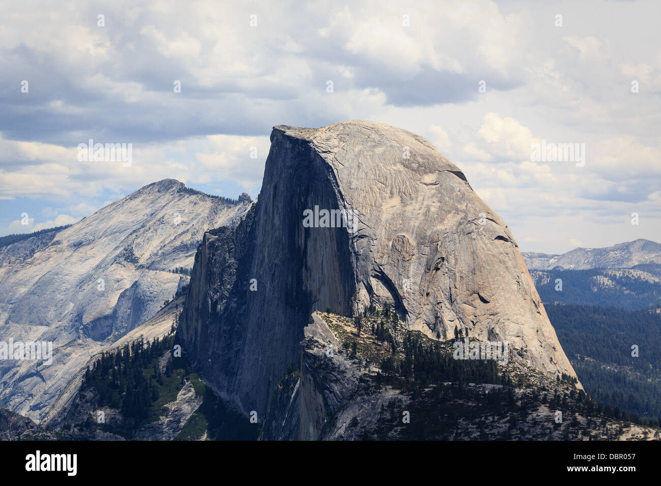 Half Dome, parc national de Yosemite Banque D'Images
