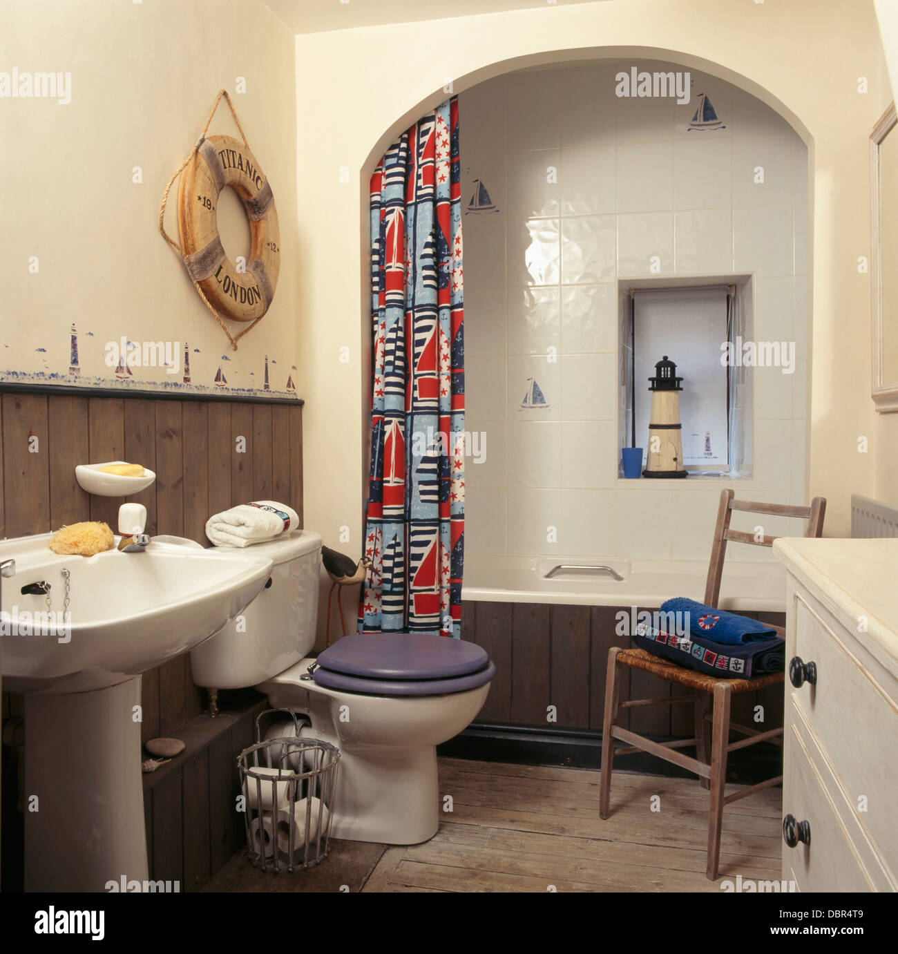 Download Salle de bains mer theme Free