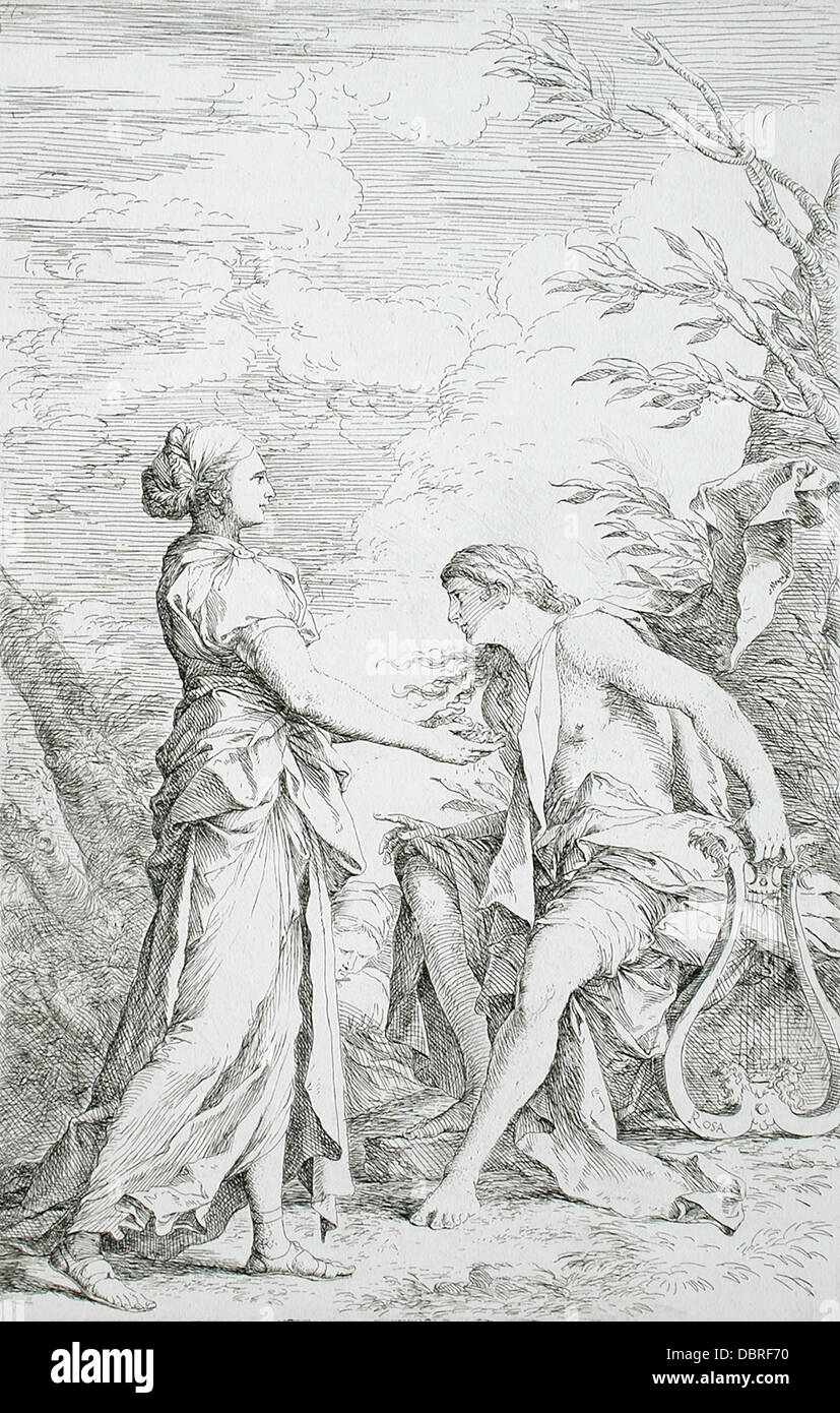 Apollo et le Cumean63.69.1 M. Sibyl Banque D'Images