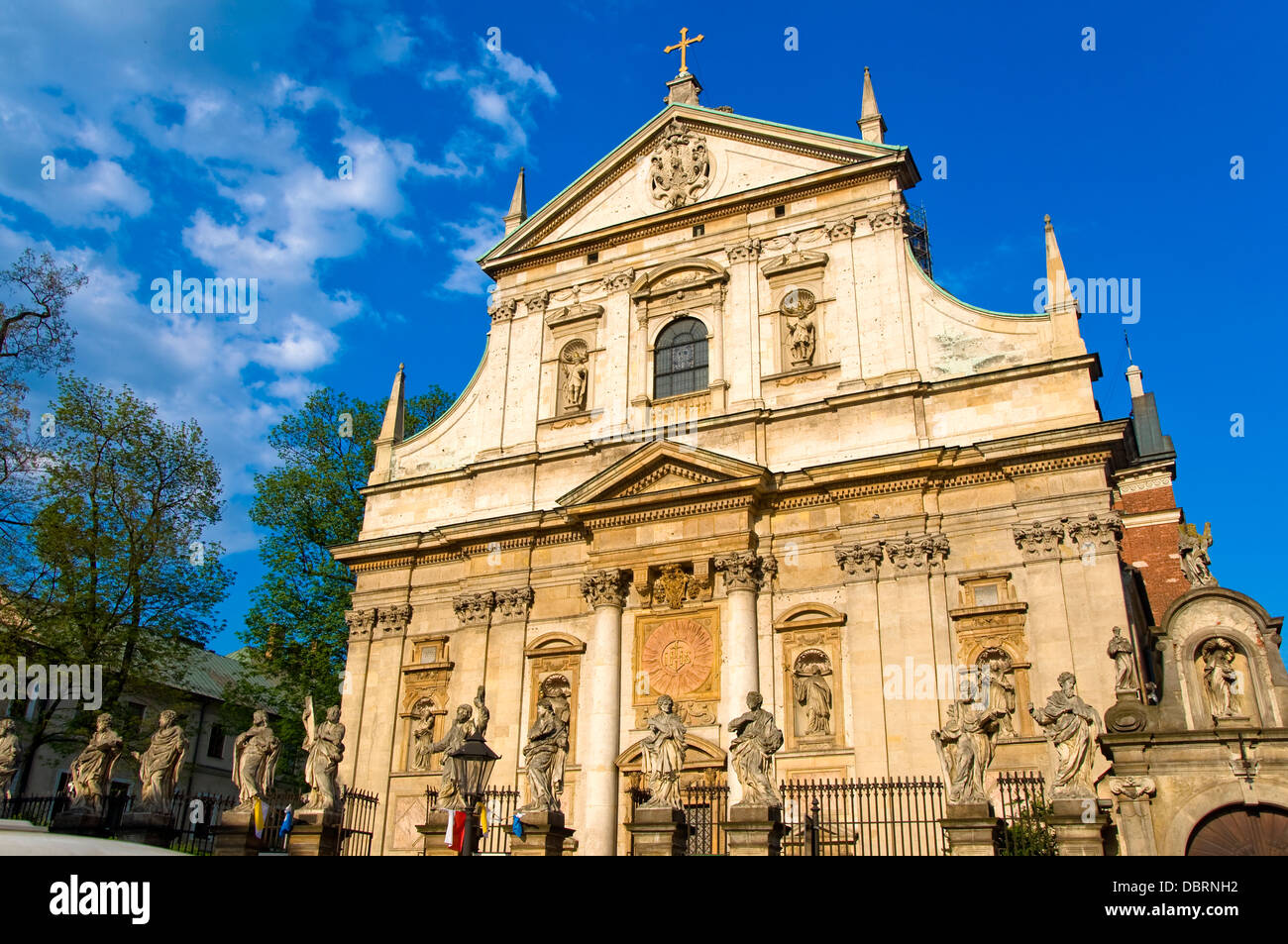 Église de SS Pierre et Paul, Cracovie, Pologne Banque D'Images Église de SS Pierre et Paul, Cracovie, Pologne Banque D'Images