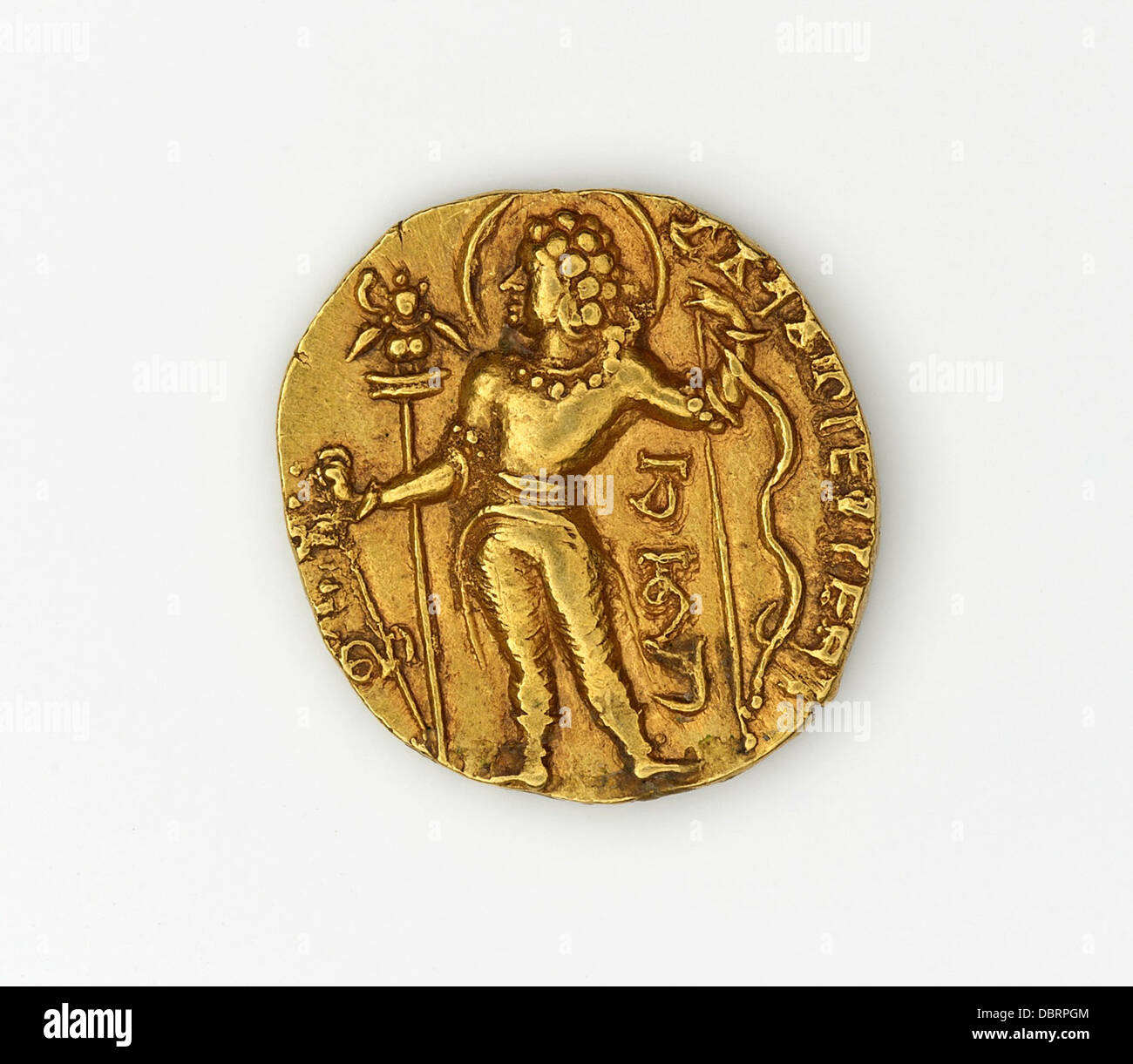 De Chandragupta II M. Dinar77.55.20 (3 de 3) Banque D'Images