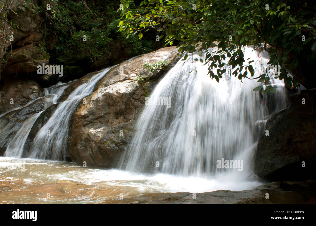 Thaïlande Chiang Mai Mae Sa nature Cascades Banque D'Images