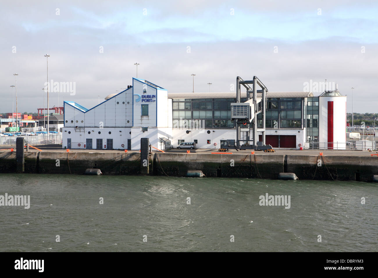 Dublin Port Authority terminal ferry Banque D'Images