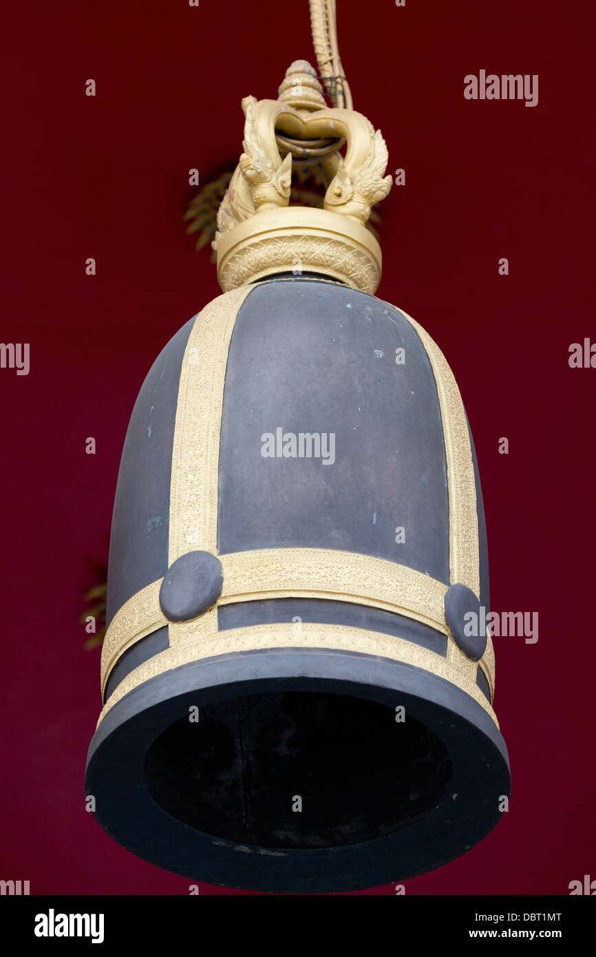 Temple bouddhiste Bell à Bangkok, Thaïlande Banque D'Images