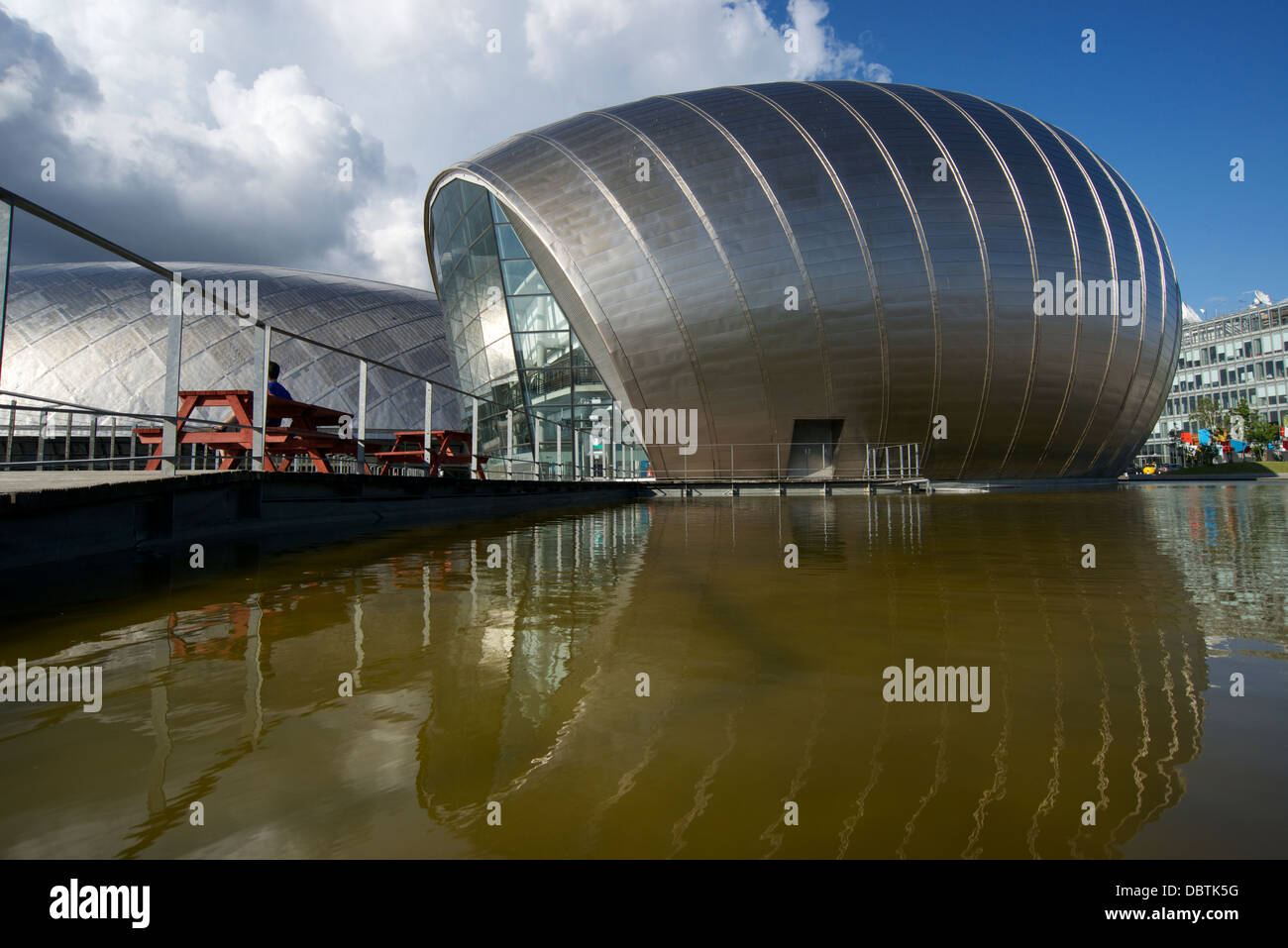 Cinéma Imax sur le Glasgow Science Centre. Banque D'Images