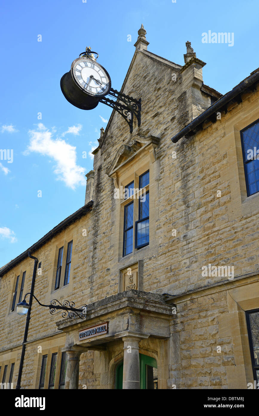Hall de Cotswold, West End, Northleach, Cotswolds, Gloucestershire, Angleterre, Royaume-Uni Banque D'Images