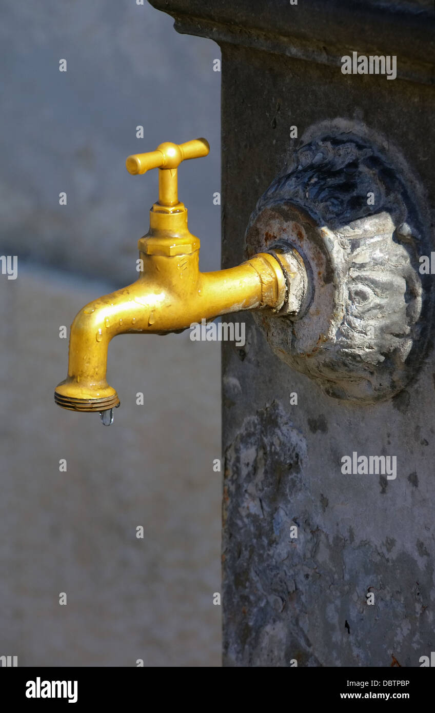 Wasserhahn - robinet d'eau traitée 01 Banque D'Images