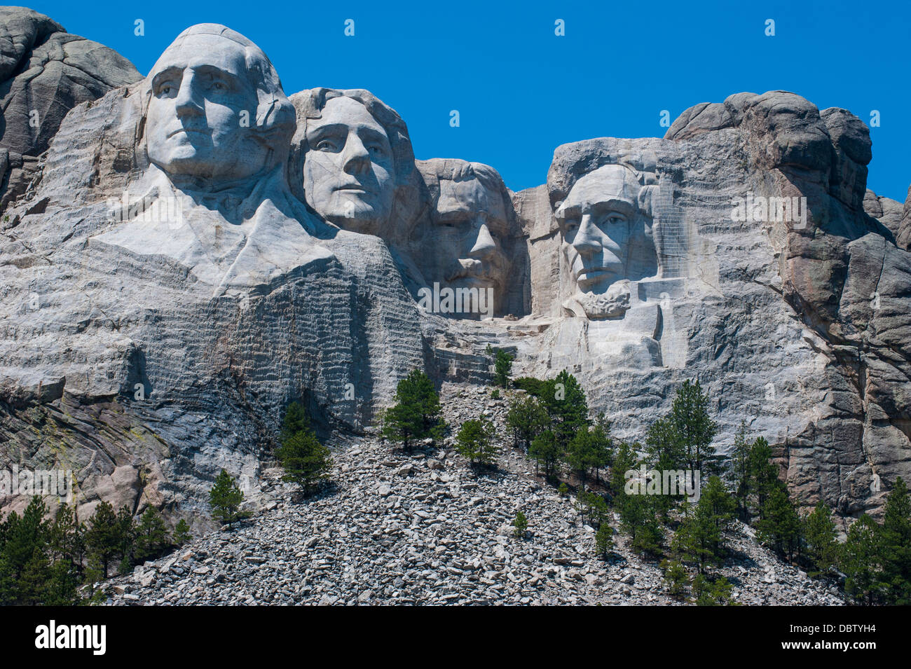 Le Mont Rushmore, dans le Dakota du Sud, États-Unis d'Amérique, Amérique du Nord Banque D'Images