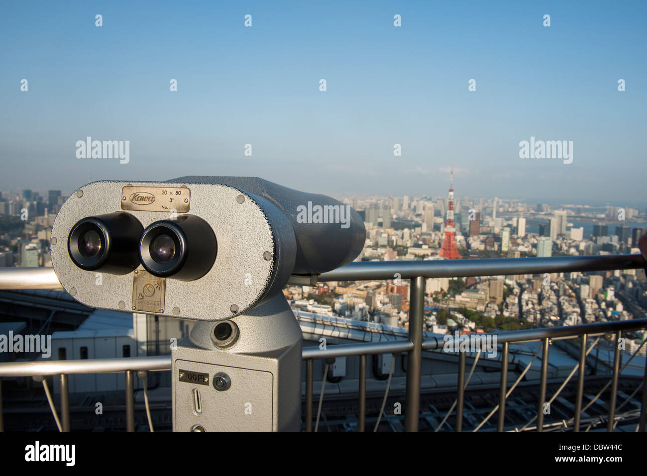 Vue sur Tokyo depuis le Roppongi Hills, Tokyo, Japon, Asie Banque D'Images