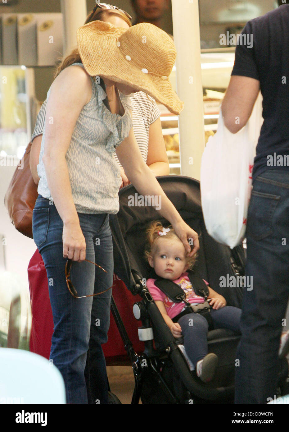 Amy Adams et son fiancé Darren Le Gallo passent la journée ensemble shopping à Hollywood Hollywood, Californie - 31.08.11 Banque D'Images