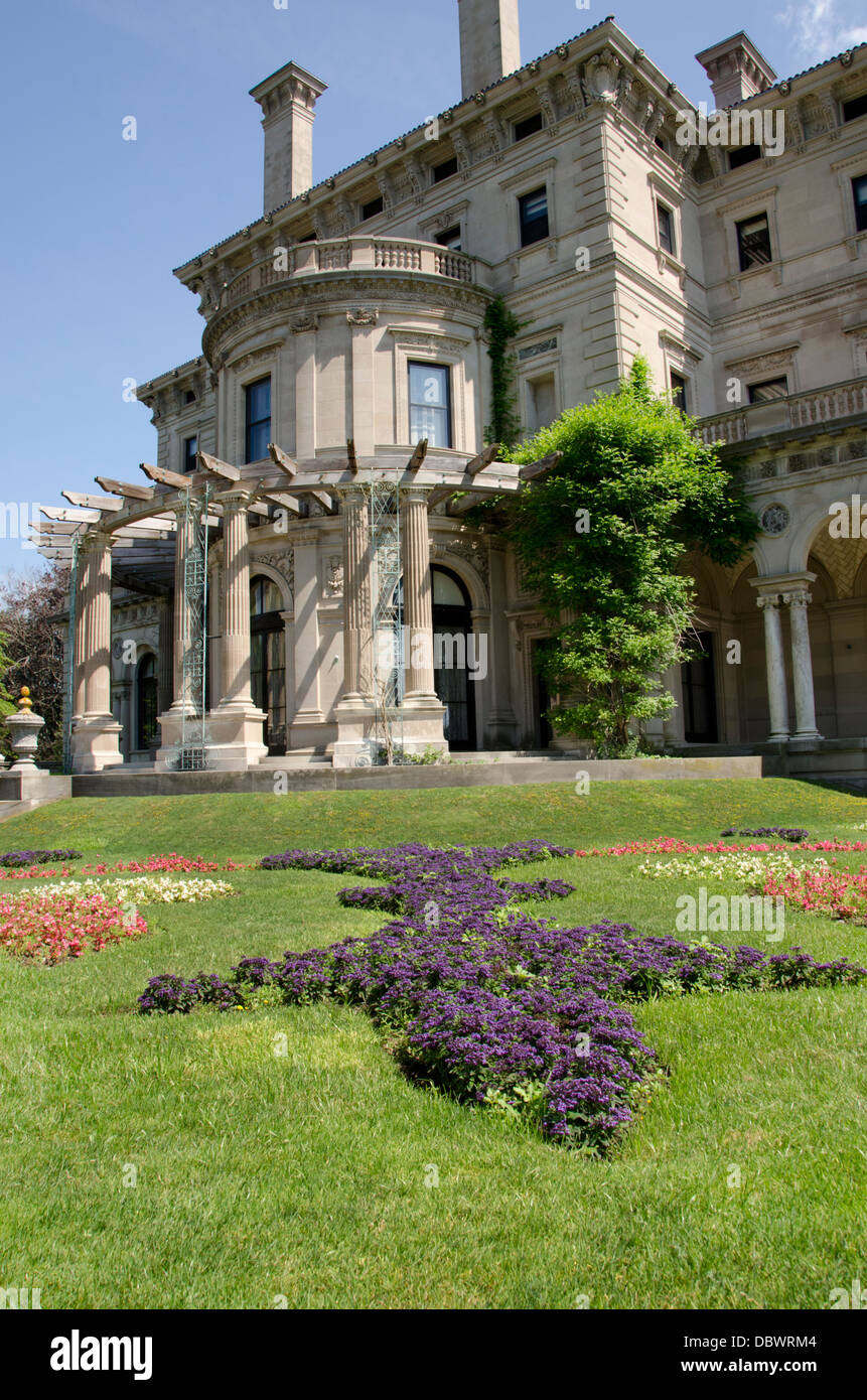 Newport, Rhode Island. L'Âge d'or historique de Newport, l'accueil, construit pour les disjoncteurs de Cornelius Vanderbilt, ch. 1895. Banque D'Images